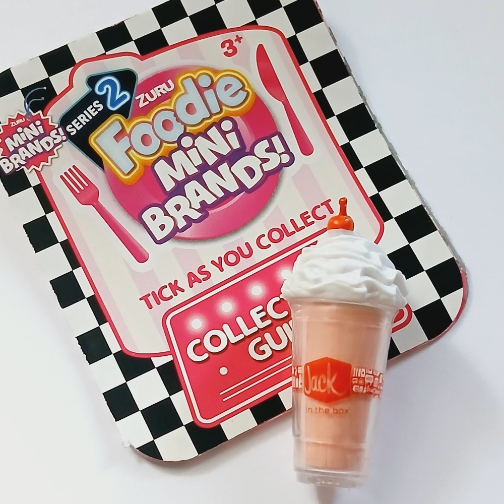 Mini Brands Foodie Series 2 Jack in The Box Strawberry Shake